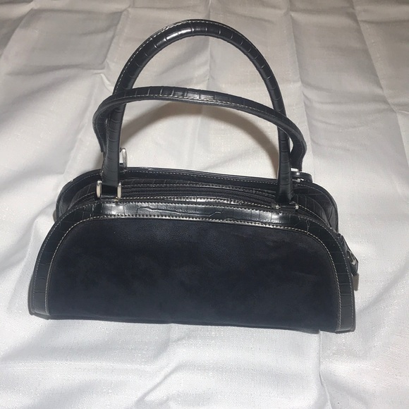 Prada Suede and Croc Mini Handbag (Authentic) - Picture 3 of 6